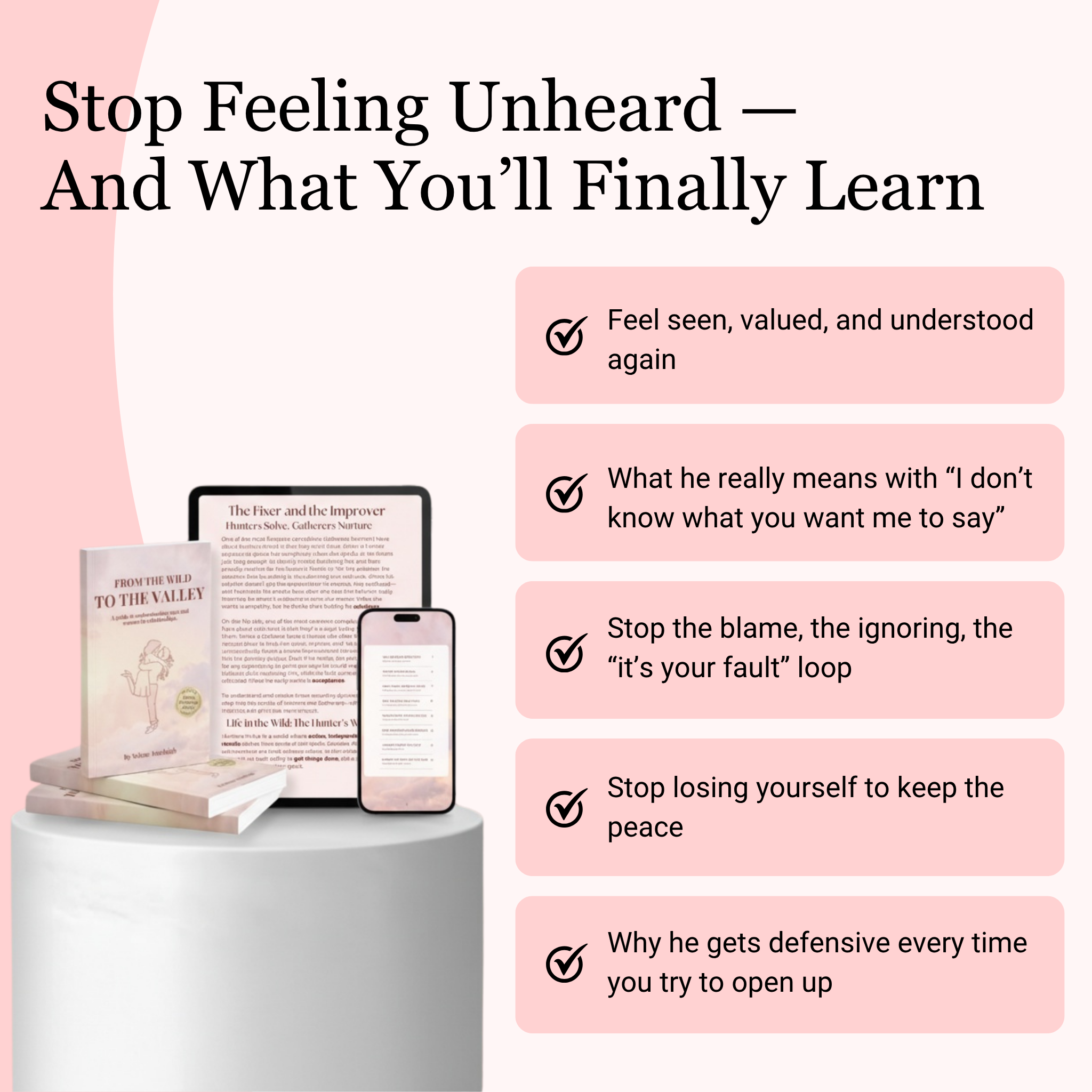 From The Wild To The Valley: A guide to understanding men and women in relationships